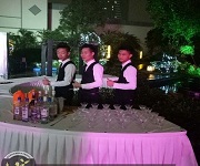 2017年3月7日【愛施華燈飾答謝晚宴酒會】王燦杰、王貴波、朱歡洪被聘請為調酒演出節(jié)目嘉賓！